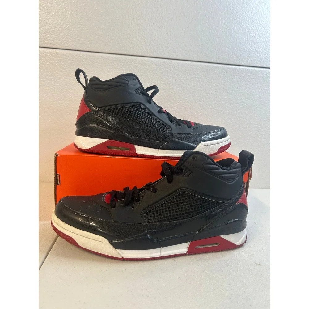 Jordan SC-3 Black Gym Red High Top Basketball Shoes Mens 11 #1992
